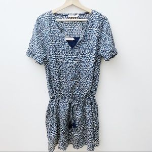 Tory Burch Drop Waist Silk Dress